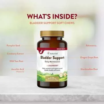 NaturVet Bladder Support for Dogs with Cranberry - 60 Chewables