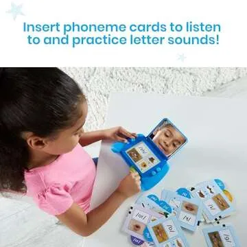 hand2mind Talking Mirror My Sounds Phoneme Set, Phonemic Awareness, Speech Therapy Materials, Phonics Manipulatives, Toddler Talking Flash Cards, Letter Sounds, Preschool Learning Activities