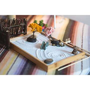 Japanese Zen Garden Kit for Creative Mindfulness Gifts