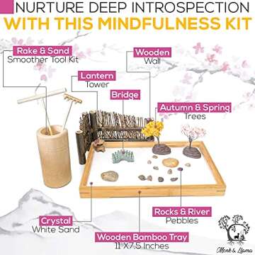 Japanese Zen Garden Kit for Creative Mindfulness Gifts