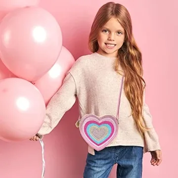 PinkSheep Heart Purse for Little Girls - Perfect Gifts
