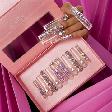 LOVFUL Press on Nails Chance - Reusable & Glamorous Set