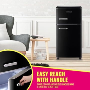 Compact 3.5 Cu.Ft Mini Fridge with Freezer