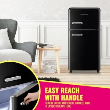 Compact 3.5 Cu.Ft Mini Fridge with Freezer