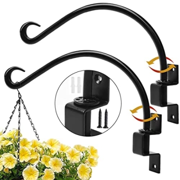 Maosen 16 Inch Swivel Plant Hangers for Garden Decor