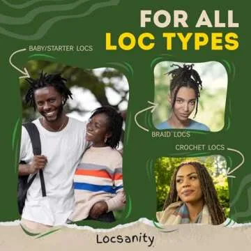Locsanity Daily Moisturizing Spray for Dull, Dry Locs – Passion Fruit Hair and Scalp Moisturizer for Dreadlocks, Sisterlocks, Microlocks, Braids to Control Oil and Frizz (8 fl oz)