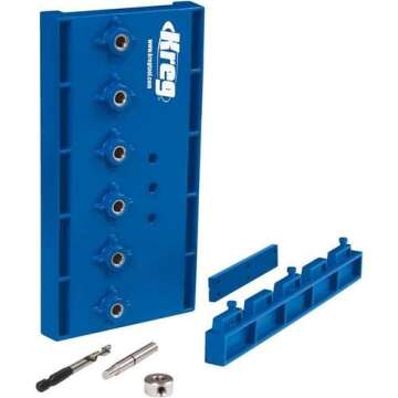 KREG KMA3200 Shelf Pin Drilling Jig and Kreg KHC-PREMIUM Face Clamp