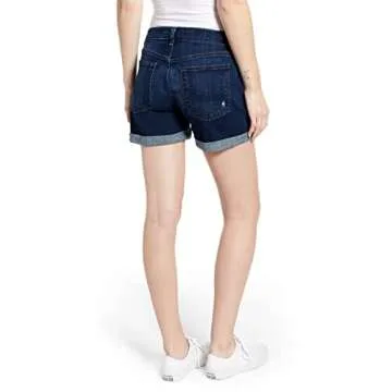 PINKMARCO High Waisted Mom Jean Shorts for Women