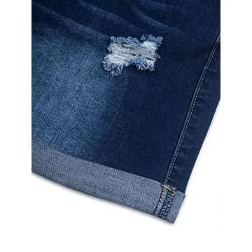 PINKMARCO High Waisted Mom Jean Shorts for Women