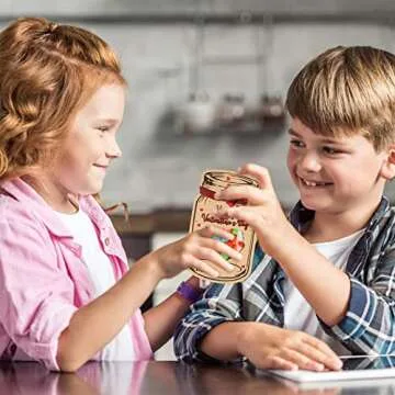 Valentines Day Cards for Kids-50 Pack Happy Valentine's Day Card Bulk with 50 Treat Bags-DIY Valentine Exchange Cards for Boys Girls Toddler School Class Classroom Party Favors (Candy Not Included)