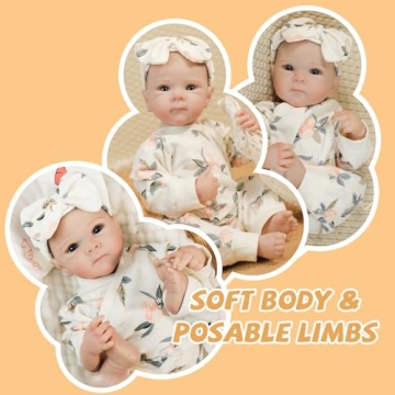 Lifelike Reborn Baby Dolls Ideal Gift for Kids