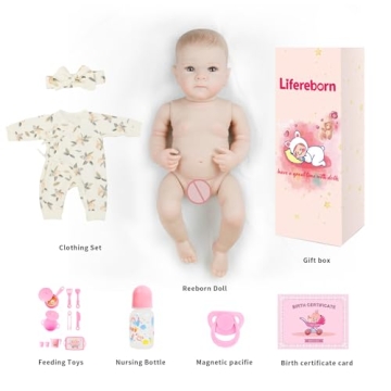 Lifelike Reborn Baby Dolls Ideal Gift for Kids