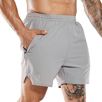 MIER Men's Active Running Shorts - 5" Lightweight & Breathable with Pockets