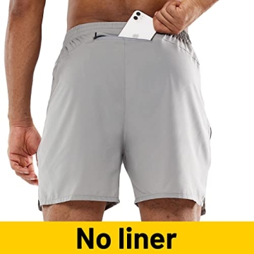 MIER Men's Lightweight Active Running Shorts with Pockets