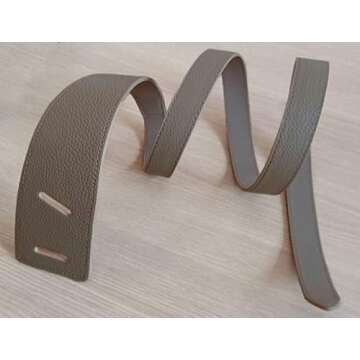 ALAIX Women's Leather Belt Dress Belt for Jeans Jumpsuit Coat Fashion Tie a Knot Genuine Leather Waist Belt Beige