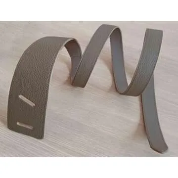 ALAIX Women's Leather Belt Dress Belt for Jeans Jumpsuit Coat Fashion Tie a Knot Genuine Leather Waist Belt Beige