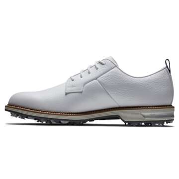 FootJoy Premiere Series Golf Shoe - White, Stylish Comfort
