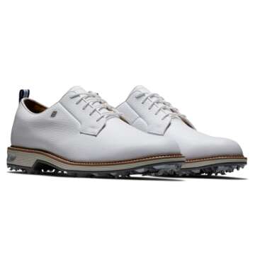 FootJoy Premiere Series Golf Shoe - White, Stylish Comfort