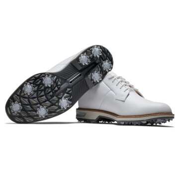 FootJoy Premiere Series Golf Shoe - White, Stylish Comfort