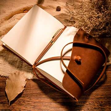 Luxury Walnut Ballpoint Pen Writing Set for Executives