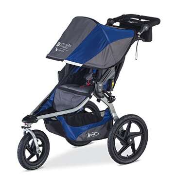 BOB Stroller Strides Fitness Jogging Stroller, Blue