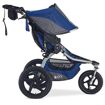 BOB Stroller Strides Fitness Jogging Stroller, Blue