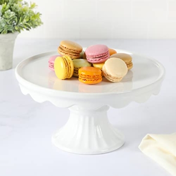 Elegant Martha Stewart 10" Stoneware Cake Stand