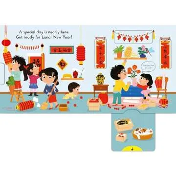 Busy Lunar New Year Interactive Children's Book