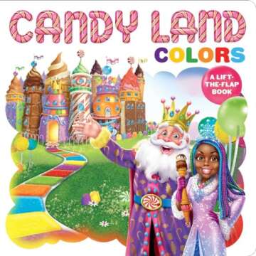 Hasbro Candy Land: Colors: (Interactive Books for Kids Ages 0+, Concepts Board Books for Kids, Educa...