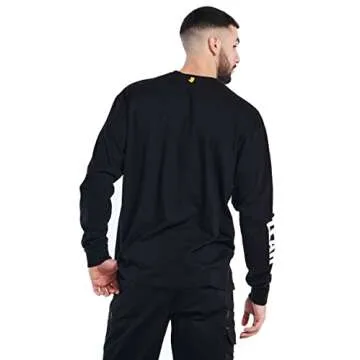 Caterpillar Men's Long Sleeve Tee with Cord Management