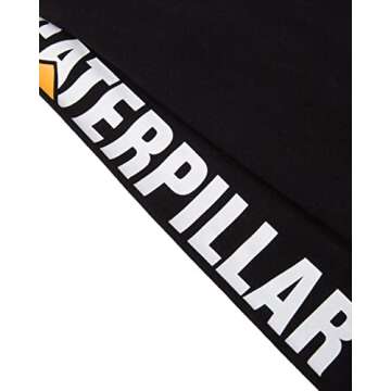Caterpillar Men's Long Sleeve Tee with Cord Management