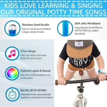Potty Training Watch with Music Lights for Kids