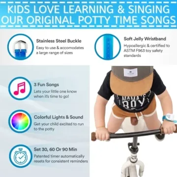 Potty Training Watch with Music Lights for Kids