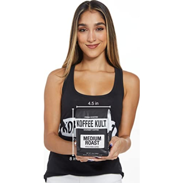 Koffee Kult Medium Roast Whole Coffee Beans - Smooth Flavor