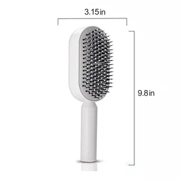 JiedHiur Stylish Self Cleaning Hair Brush for Women