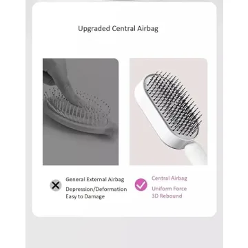 JiedHiur Stylish Self Cleaning Hair Brush for Women