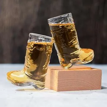 Cowboy Boot Shot Glass Set for Bachelorette Parties
