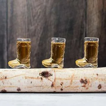 Cowboy Boot Shot Glass Set for Bachelorette Parties