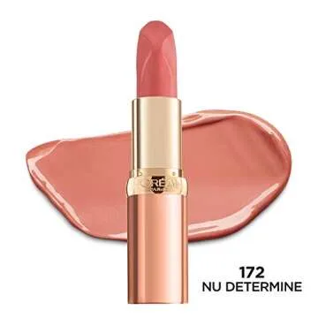L’Oréal Paris Colour Riche Les Nus Lipstick, Nu Determine, 0.13 Oz.