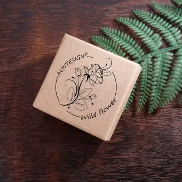 Aster Pressed Flower Necklace for September Birthdays