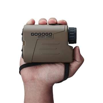Gogogo Sport Vpro Laser Rangefinder for Golf and Hunting