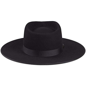 Stylish Lack of Color Women's Rancher Fedora Hat in Wool