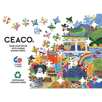 Ceaco Happy Camper 300 Piece Jigsaw Puzzle for Fun