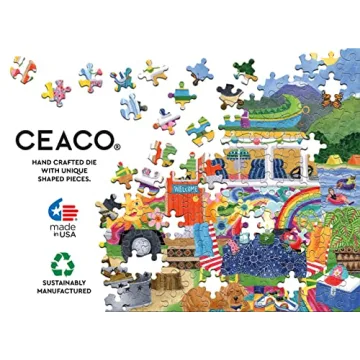 Ceaco Happy Camper 300 Piece Jigsaw Puzzle for Fun