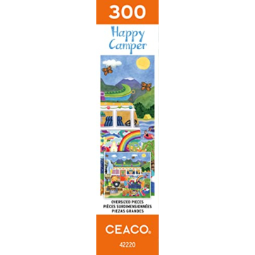 Ceaco Happy Camper 300 Piece Jigsaw Puzzle for Fun