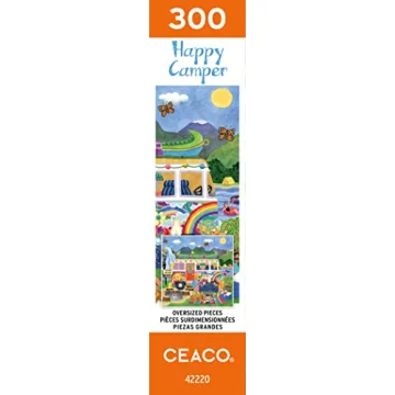 Ceaco Happy Camper 300 Piece Jigsaw Puzzle for Fun