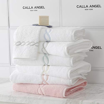 Luxury 1000 Gram Egyptian Cotton Bath Towel Blue Chain