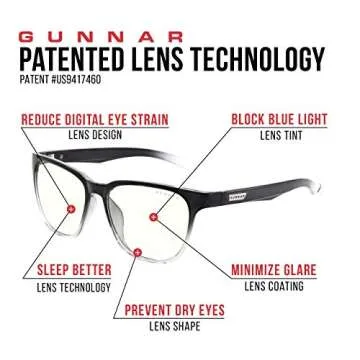 GUNNAR - Premium Gaming and Computer Glasses - Blue Light Blocking, UV Protection - Berkeley