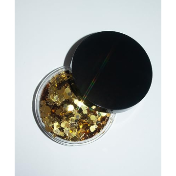 Rhythm Biodegradable Chunky Glitter // Karizma Beauty Gold Bio Glitter Eco Glitter Face Glitter Festival Chunky 10g