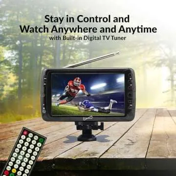 SuperSonic 7-Inch Portable LCD TV with Tuner and Inputs